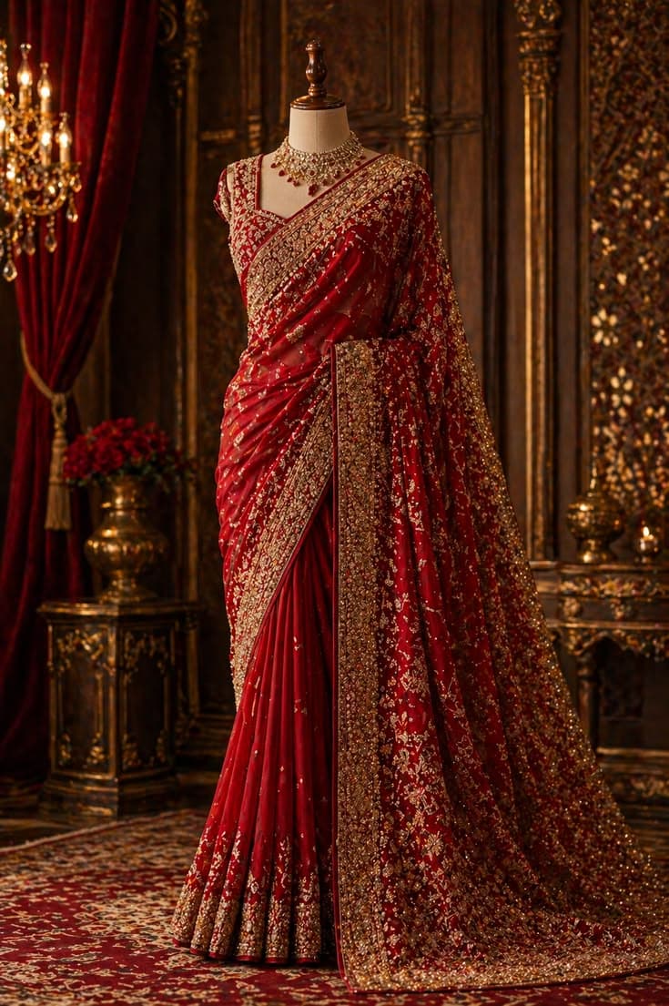 Bridal Reds and Golds - Atlascub Couture